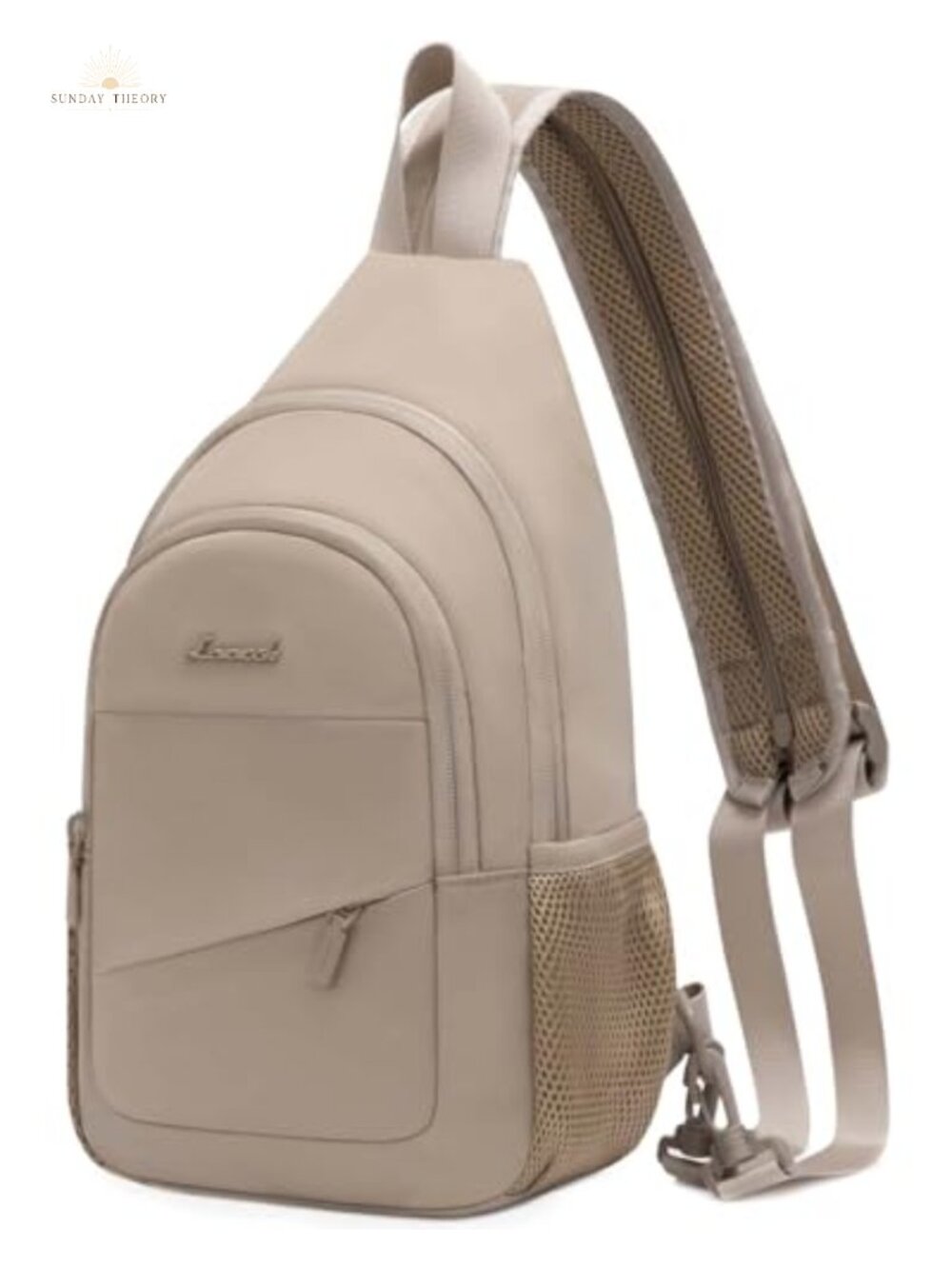 LOVEVOOK convertible sling backpack water-resistant polyester crossbody hiking